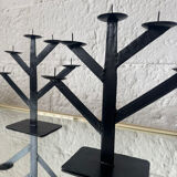 Wrought iron chandeliers, 1980s Habitat style