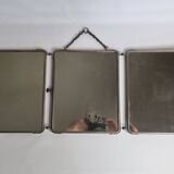 Triptych barber mirror to pose or hang 1900