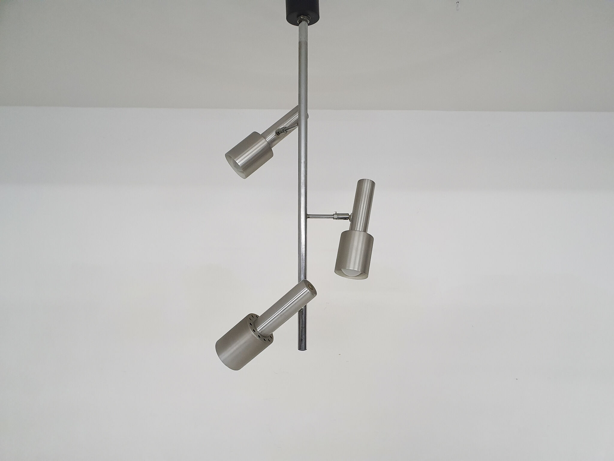 Mid-century design ceiling light with 3 spots, 1960's