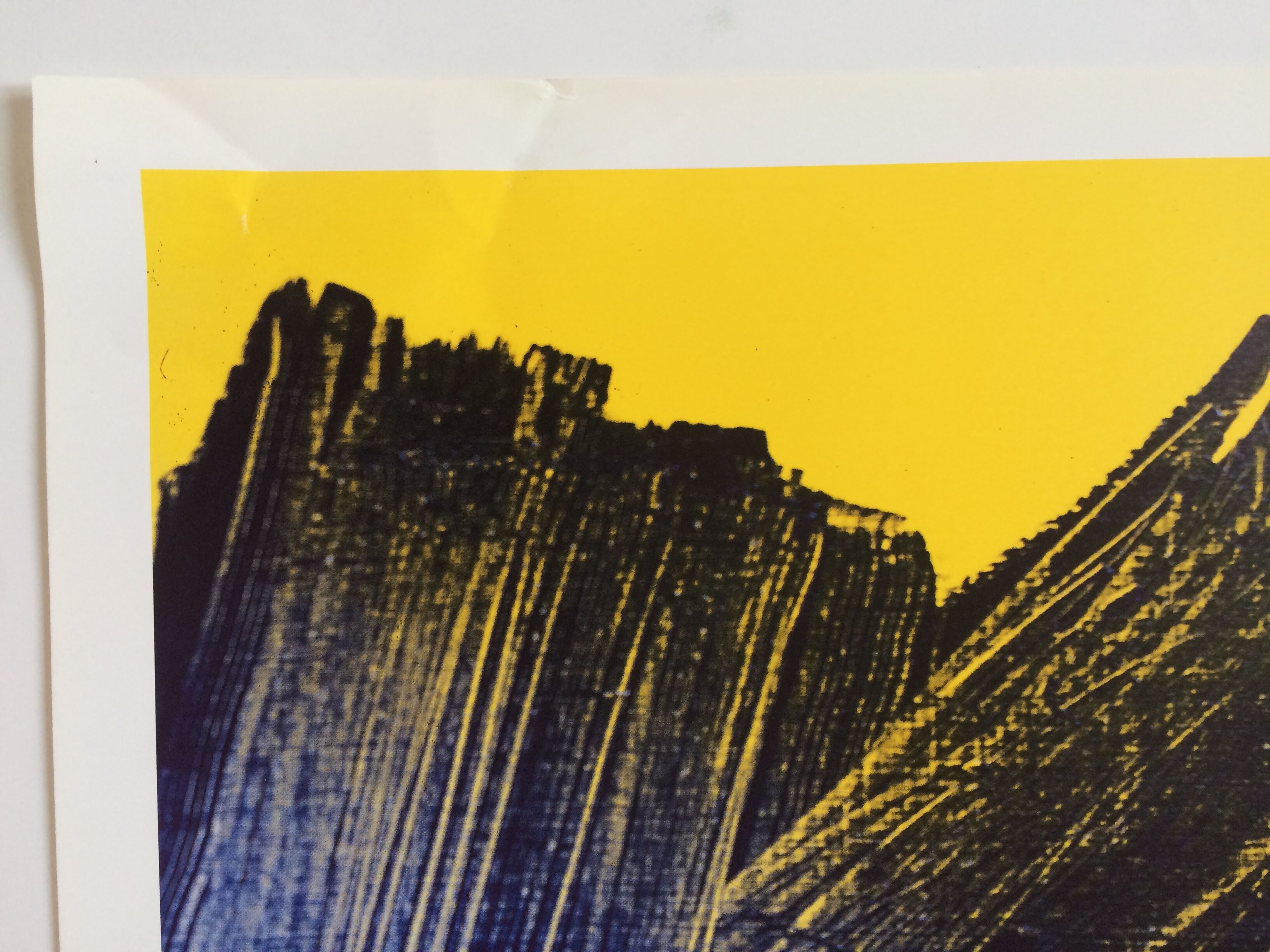 Four-color exhibition poster