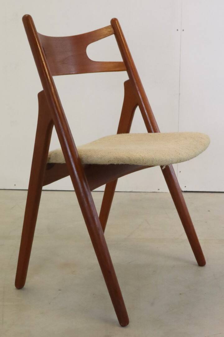 Set van 6 Hans Wegner voor Carl Hansen CH 29 stoelen