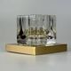 60s 70s Peill & Putzler Cube wall lamp ceiling lamp ice glass space design