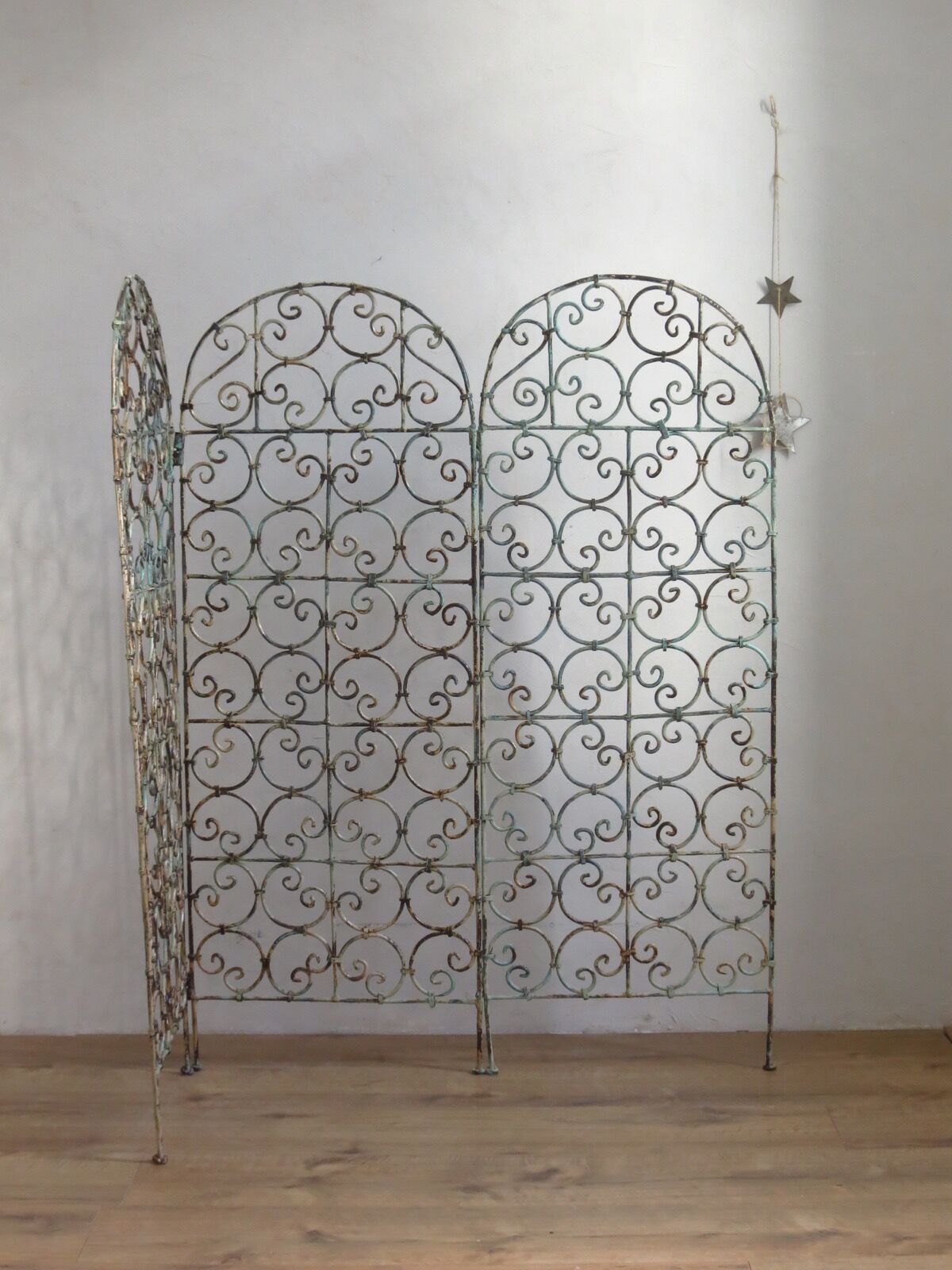 Wrought iron screen