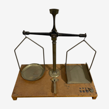 Old pharmacist's scale