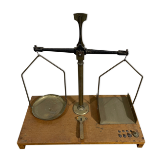 Old pharmacist's scale