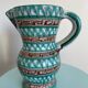Ceramic pitcher signed Robert Picault – Scarified decoration – Vintage