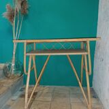 Vintage rattan desk