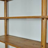 Handmade wooden bookshelf, 1960s