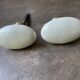 pair of antique porcelain handles