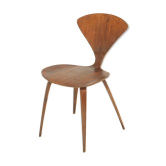 Norman Cherner's walnut chair edited by Plycraft