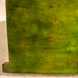 Étagères art déco en aniline de cerise. italie années 1930