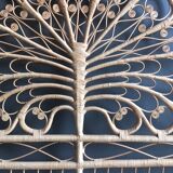 Peacock rattan headof