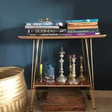 Golden and brown desserte