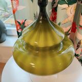 Empoli glass bonbonnière 60s-70s