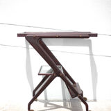 Serving rolling trolley, wood service, 50's