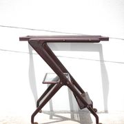 Serving rolling trolley, wood service, 50's