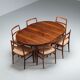Kai Kristiansen dining table in rosewood Villy Schou Andersen Denmark 1960