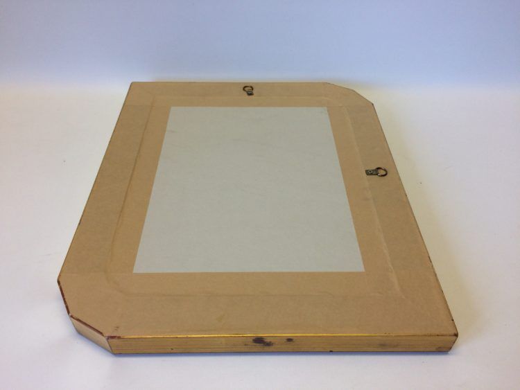 Mirror framing golden resin