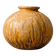 Round reserve pot in glazed terracotta
