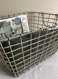 Metal basket, storage