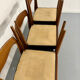 Lot of 6 chairs model 71 Scandinavian design Niels Otto Møller teak an60