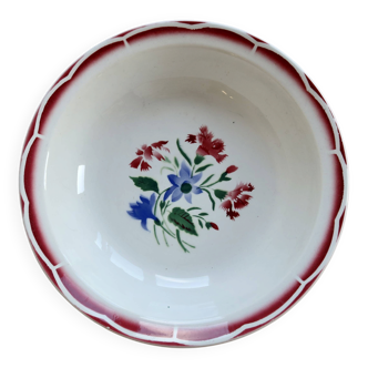 Antique hollow serving dish, Sarreguemines Digoin - José model.