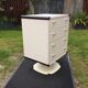 Commode vintage pied tulipe laquée blanc ( Gautier)