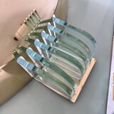 Set of two vintage gold wall lights
