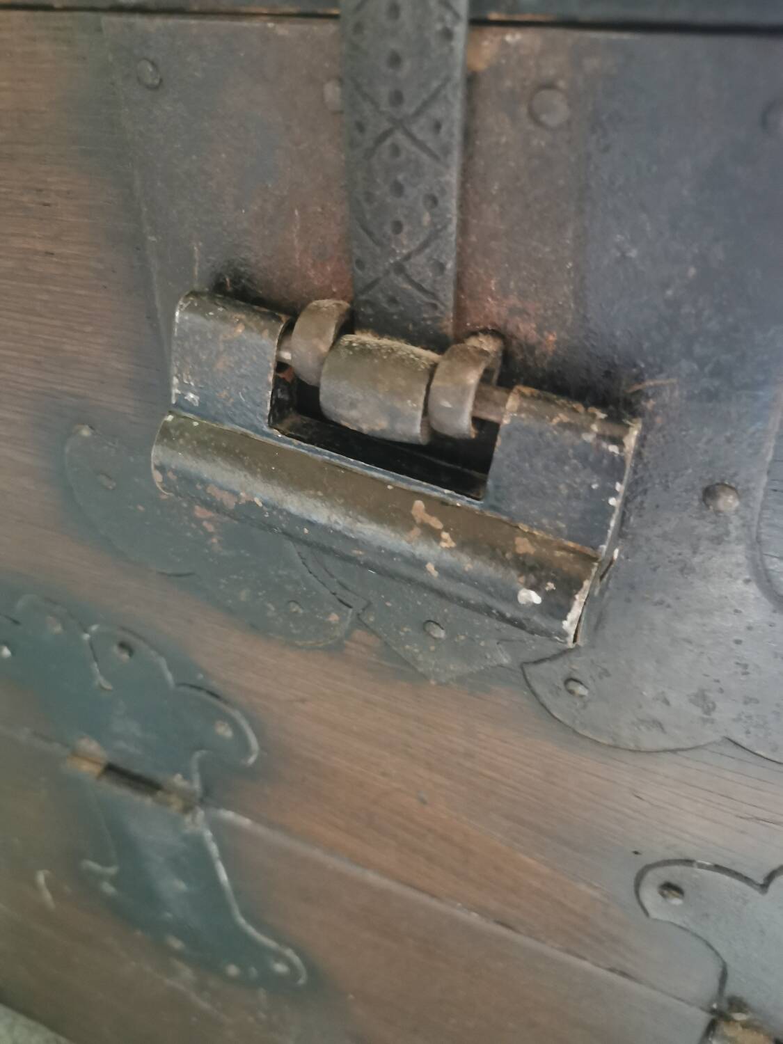 Malle de voyage en châtaigner Asie