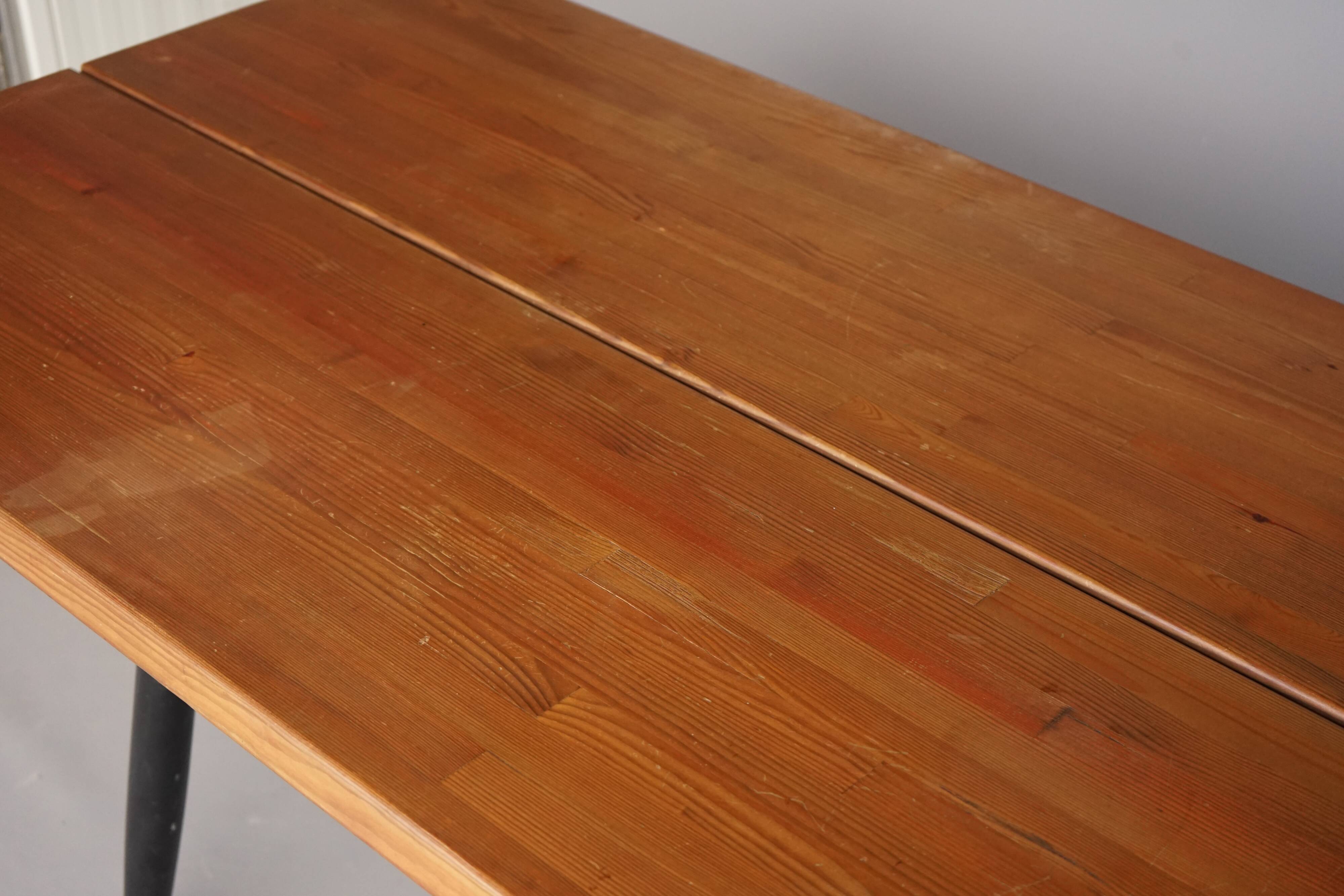 Mid-Century Large Pirkka Dining Table by Ilmari Tapiovaara for Laukaan Puu