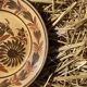 HB Quimper plates, hand-painted dessert service