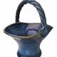 Basket pot cover, Vintage ceramic
