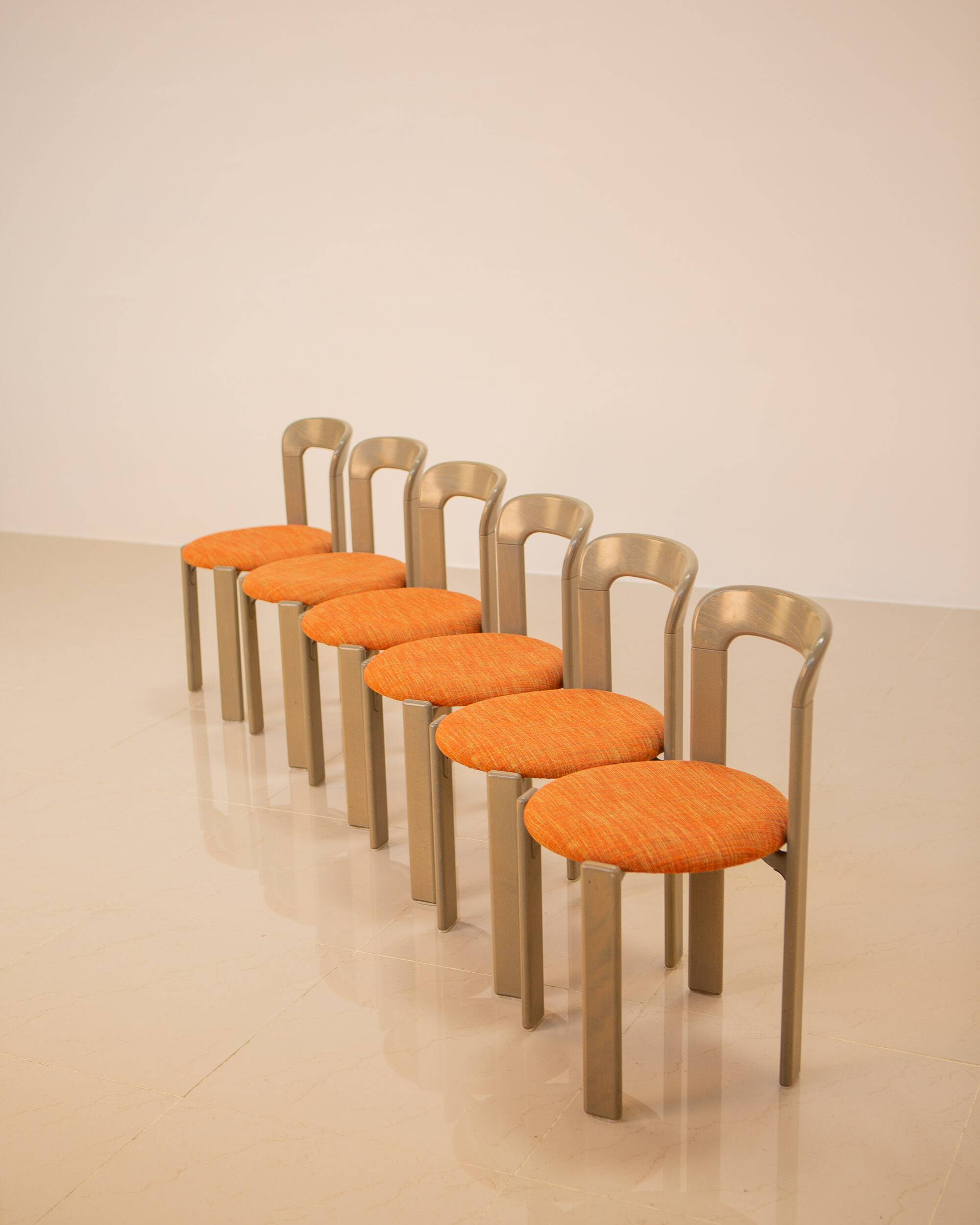 6 chairs by Bruno Rey for Dietiker 70's