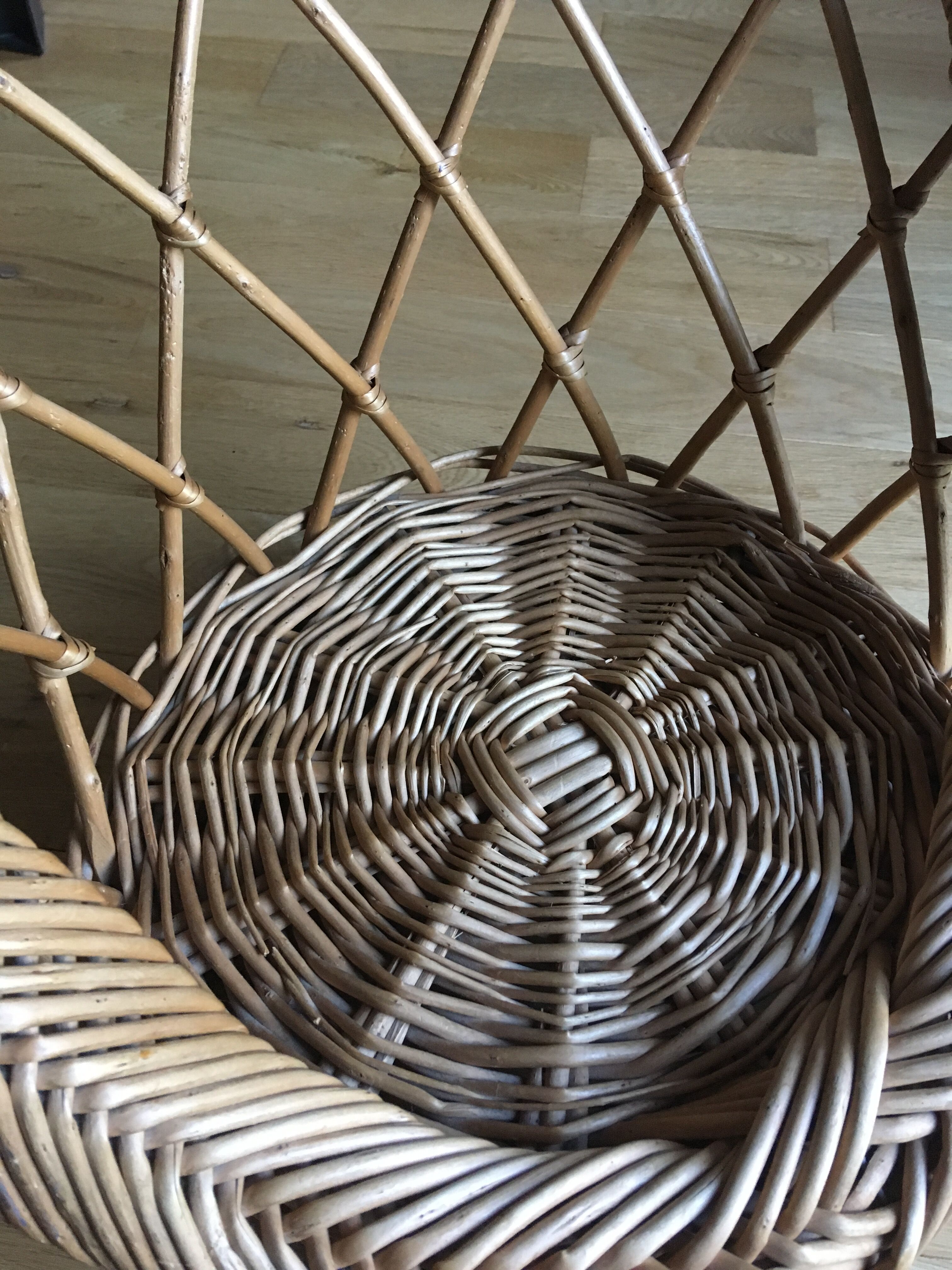 Child armchair rattan