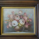 Sanders oil painting with certificate of authenticity perfect condition