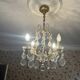 interior chandelier glass and metal