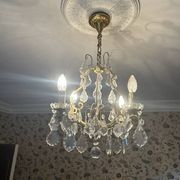 lustre interieur verre et métal