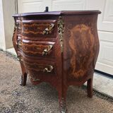 Louis XV style chest of drawers marquetry