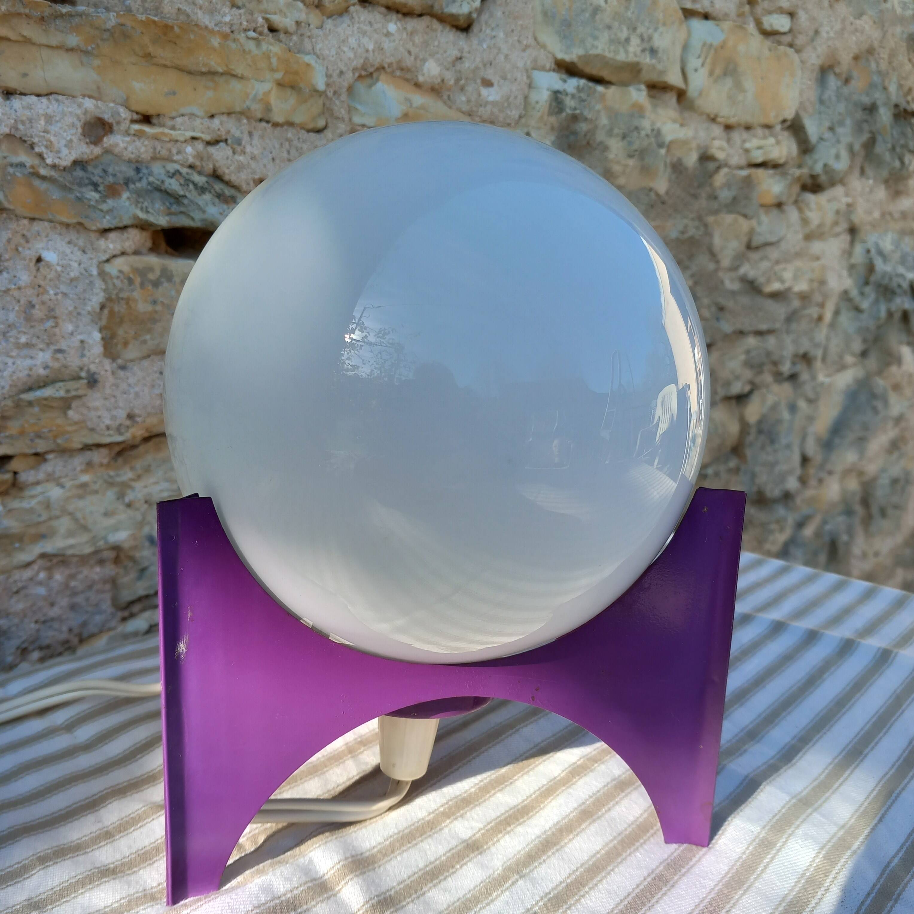 Space age table lamp from the 80s