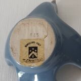 Pair of vintage Italian ceramic bird candlesticks