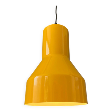 Suspension Space Age industrial in yellow metal