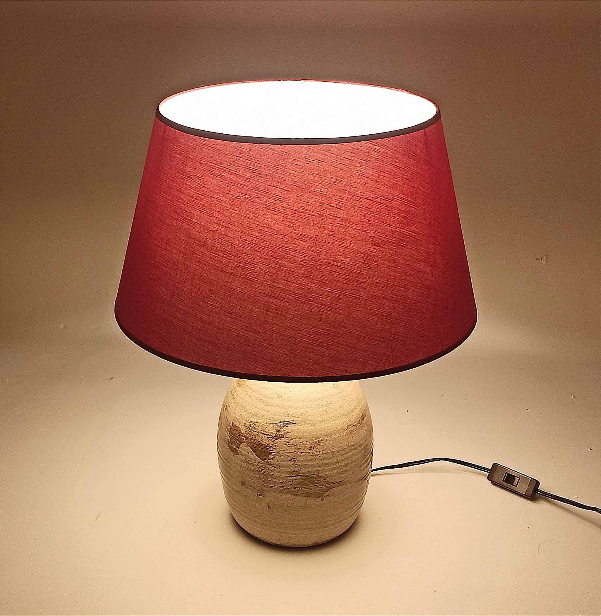 Daris ceramic lamp 1970s Height 51.5 cm
