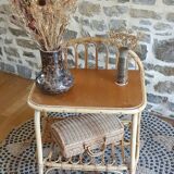 Meuble d'appoint en rotin