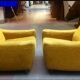 Paire de fauteuils clubs