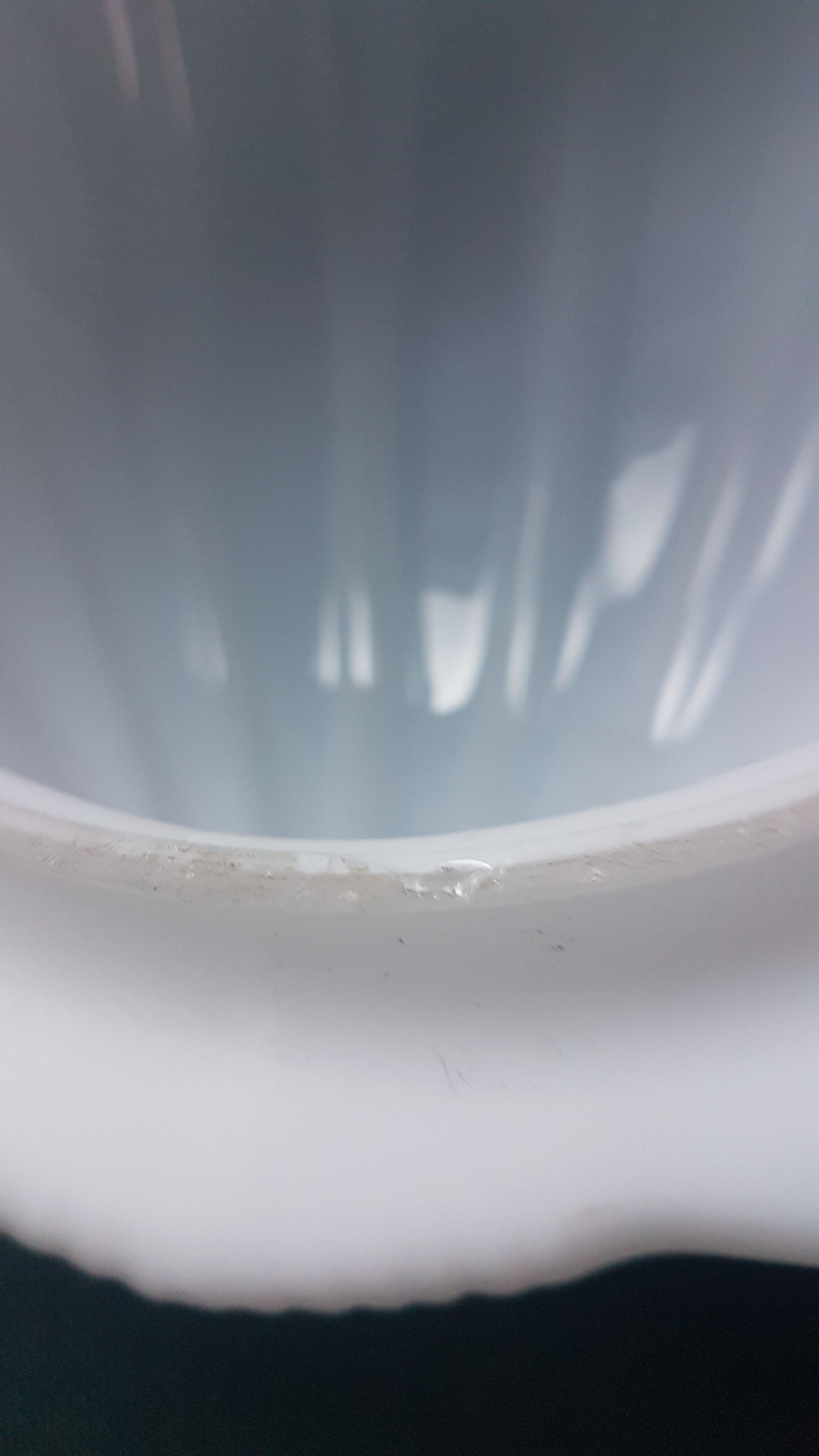 Glashutte Limburg - opal glass shell wall lamp / sconce vintage, 1960s 1970s Germany