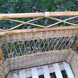 Rattan cot