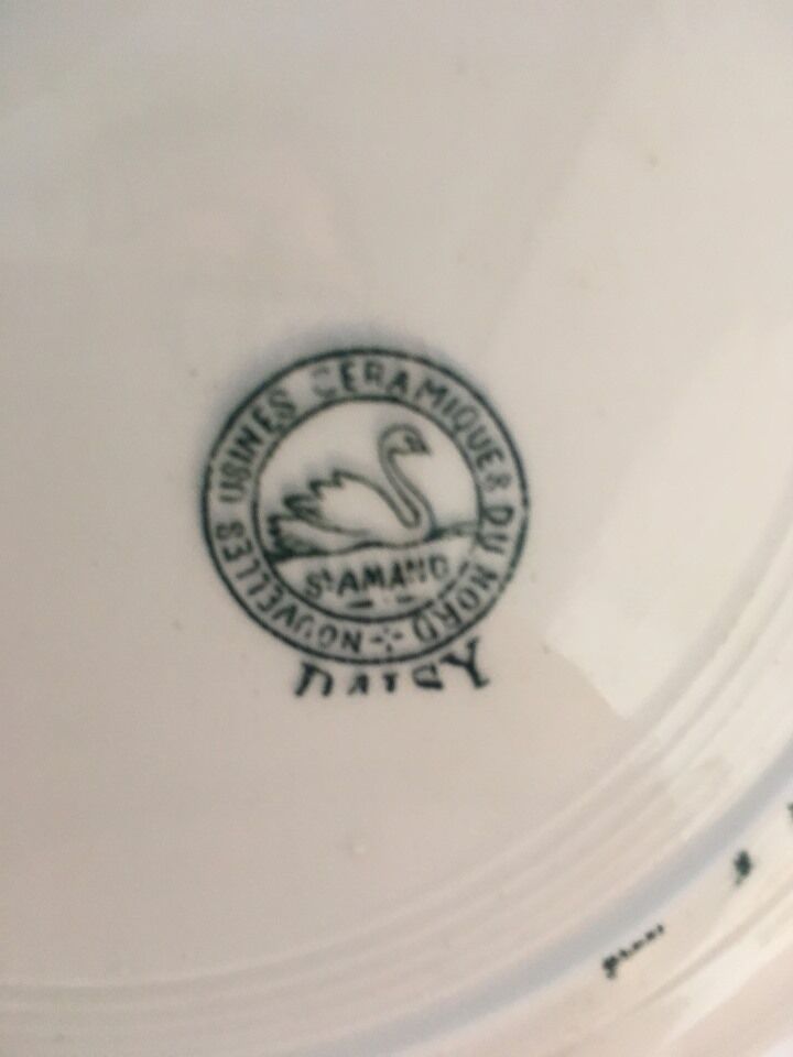 Flat plates "Daisy" Saint Amand