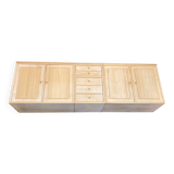 Modular solid beech sideboard "Ditlev Karsten" Scandinavian design.