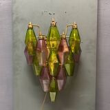 Murano Glass Poliedri Sconces, Italy, 1980s - Set of 2