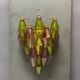 Murano Glass Poliedri Sconces, Italy, 1980s - Set of 2